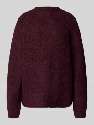Sweter z dzianiny o kroju relaxed fit z mieszanki wełny model ‘SIA’ Selected Femme