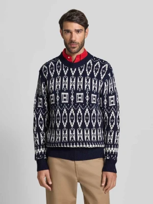 Sweter z dzianiny o kroju relaxed fit z mieszanki wełny Tommy Hilfiger