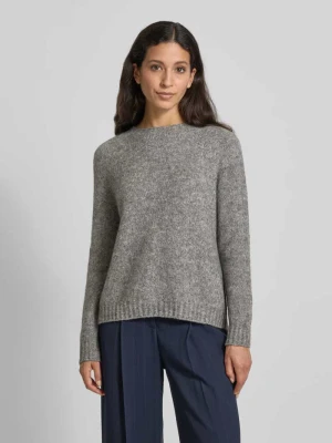 Sweter z dzianiny o kroju relaxed fit z mieszanki wełny z alpaki model ‘GHIACCI’ Weekend Max Mara