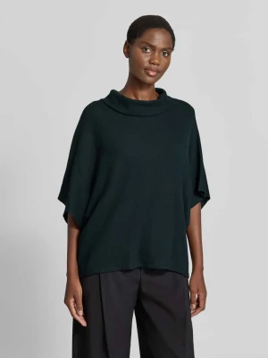 Sweter z dzianiny o kroju relaxed fit z mieszanki wiskozy Apricot Oliwkowy