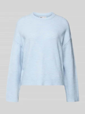 Sweter z dzianiny o kroju relaxed fit z okrągłym dekoltem model ‘SIMONI’ Only