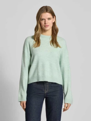 Sweter z dzianiny o kroju relaxed fit z okrągłym dekoltem model ‘SIMONI’ Only