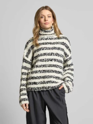 Sweter z dzianiny o kroju relaxed fit ze stójką JAKE*S STUDIO WOMAN
