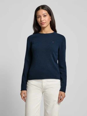 Sweter z dzianiny o kroju slim fit z czystej wełny Tommy Hilfiger