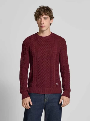 Sweter z dzianiny o kroju slim fit z mieszanki bawełny Tommy Jeans