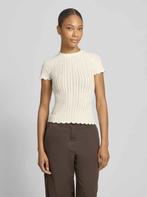 sweter z dzianiny o kroju slim fit z mieszanki wiskozy model 'FICE' Boss Orange