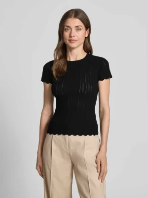 sweter z dzianiny o kroju slim fit z mieszanki wiskozy model 'FICE' Boss Orange