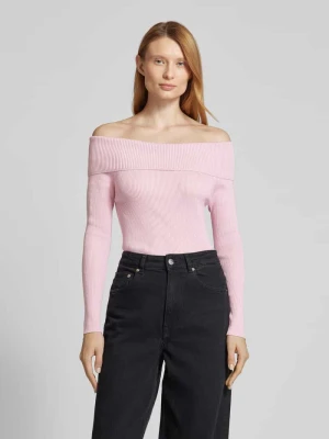 Sweter z dzianiny o kroju slim fit z mieszanki wiskozy Tom Tailor Denim