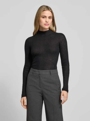 Sweter z dzianiny o kroju slim fit z mieszanki żywej wełny model ‘C_FENNI’ Boss Orange