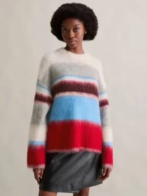 Sweter z dzianiny o luźnym kroju Marc O'Polo