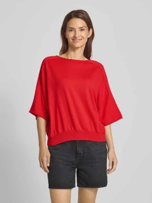 Sweter z dzianiny o luźnym kroju model ‘DILARY’ drykorn