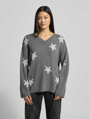 Sweter z dzianiny o luźnym kroju z domieszką kaszmiru Smith and Soul