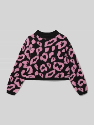 Sweter z dzianiny o luźnym kroju z mieszanki bawełny s.Oliver RED LABEL