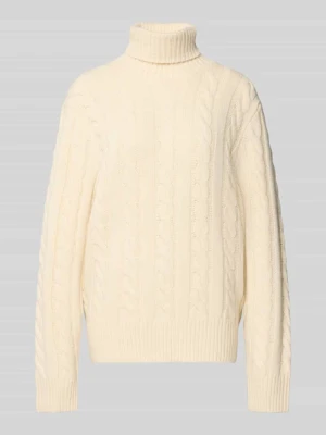 Sweter z dzianiny o luźnym kroju z mieszanki wełny i kaszmiru Polo Ralph Lauren