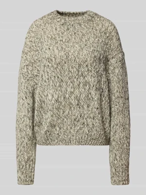 Sweter z dzianiny o luźnym kroju z mieszanki wełny z alpaki Marc O'Polo DENIM