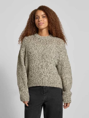 Sweter z dzianiny o luźnym kroju z mieszanki wełny z alpaki Marc O'Polo DENIM