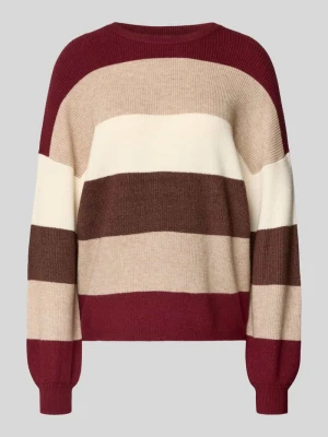 Sweter z dzianiny o luźnym kroju z mieszanki wiskozy model ‘ATIA’ Only