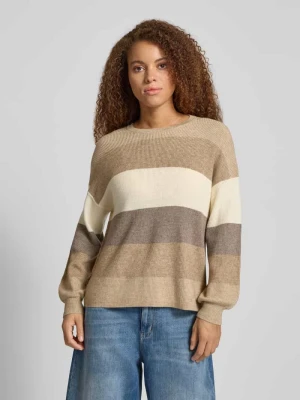 Sweter z dzianiny o luźnym kroju z mieszanki wiskozy model ‘ATIA’ Only