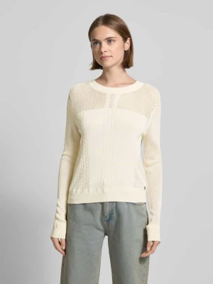 Sweter z dzianiny o luźnym kroju z mieszanki wiskozy model ‘Pointelle’ G-Star Raw