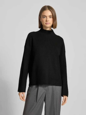 Sweter z dzianiny o luźnym kroju z półgolfem model ‘TULLE’ Pieces