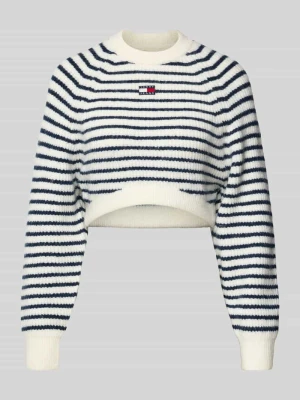 Sweter z dzianiny o pudełkowym kroju z dodatkiem wełny Tommy Jeans