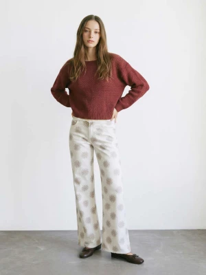 Sweter z dzianiny o średniej grubości łososiowy - Teen - - MANGO TEEN