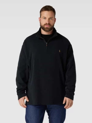 Sweter z dzianiny PLUS SIZE z wyhaftowanym logo Polo Ralph Lauren Big & Tall