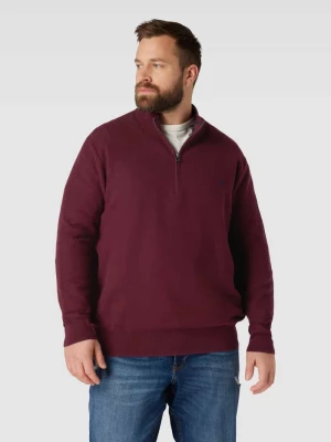 Sweter z dzianiny PLUS SIZE z wyhaftowanym logo Polo Ralph Lauren Big & Tall