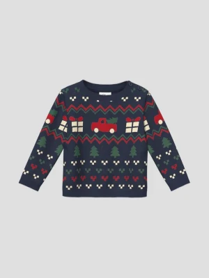 Miękki sweter unisex z dzianiny s.Oliver