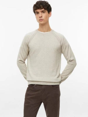 Sweter z dzianiny s.Oliver beżowy