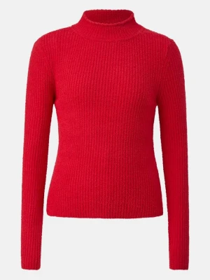 Sweter z dzianiny s.Oliver czerwony