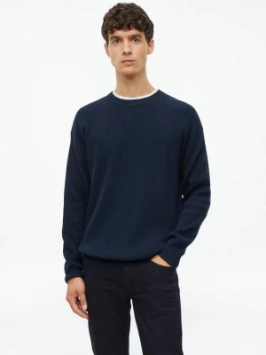 Sweter z dzianiny s.Oliver niebieski