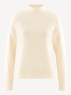 Sweter z dzianiny beżowy - TAMARIS