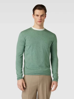 Sweter z dzianiny w jednolitym kolorze Christian Berg Men