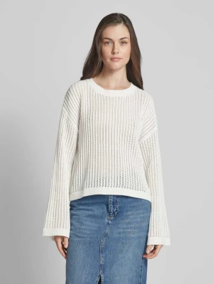Sweter z dzianiny w jednolitym kolorze model ‘Dicte’ esmé studios