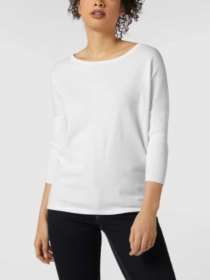 Sweter z dzianiny w jednolitym kolorze model ‘JONE’ FREE/QUENT