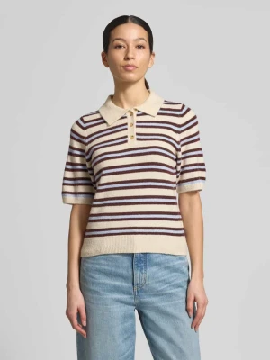 sweter z dzianiny w kroju regular fit z dodatkiem wełny model 'CANNA' Vero Moda