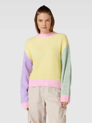 Sweter z dzianiny w stylu Colour Blocking model ‘MANNA’ Only