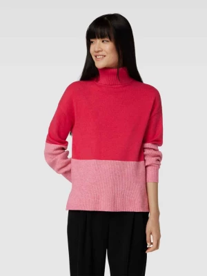 Sweter z dzianiny w stylu Colour Blocking model ‘VIRIL’ Vila