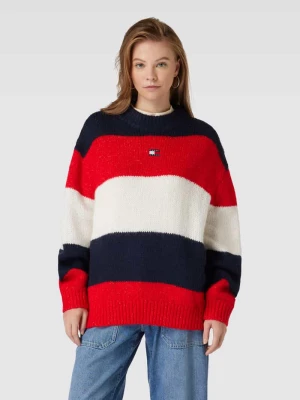 Sweter z dzianiny w stylu Colour Blocking Tommy Jeans