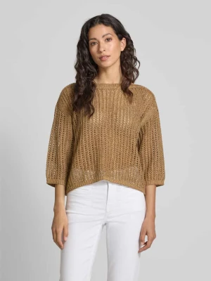 Sweter z dzianiny z ażurowym wzorem Betty Barclay