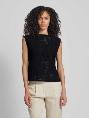 Sweter z dzianiny z ażurowym wzorem model ‘Klarita’ someday