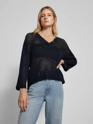 Sweter z dzianiny z ażurowym wzorem Smith and Soul