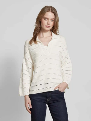Sweter z dzianiny z ażurowym wzorem Smith and Soul