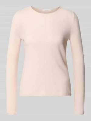 sweter z dzianiny z czystego kaszmiru o kroju regular fit Christian Berg Jasnoróżowy