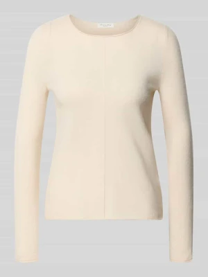 sweter z dzianiny z czystego kaszmiru o kroju regular fit Christian Berg Złamany biały