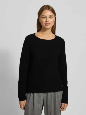 Sweter z dzianiny z czystego kaszmiru z okrągłym dekoltem FYNCH-HATTON