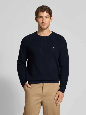 Sweter z dzianiny z czystej bawełny FYNCH-HATTON