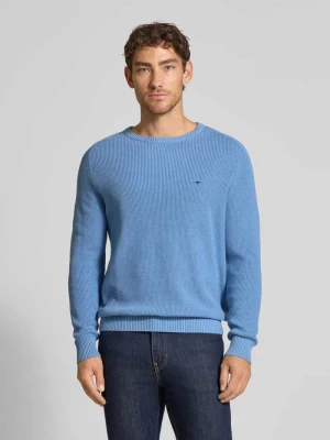 Sweter z dzianiny z czystej bawełny FYNCH-HATTON