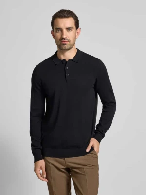 Sweter z dzianiny z czystej bawełny model ‘VALD’ casual friday